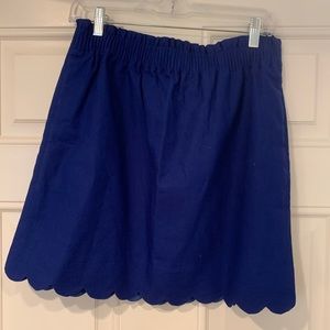 Scalloped J Crew skirt